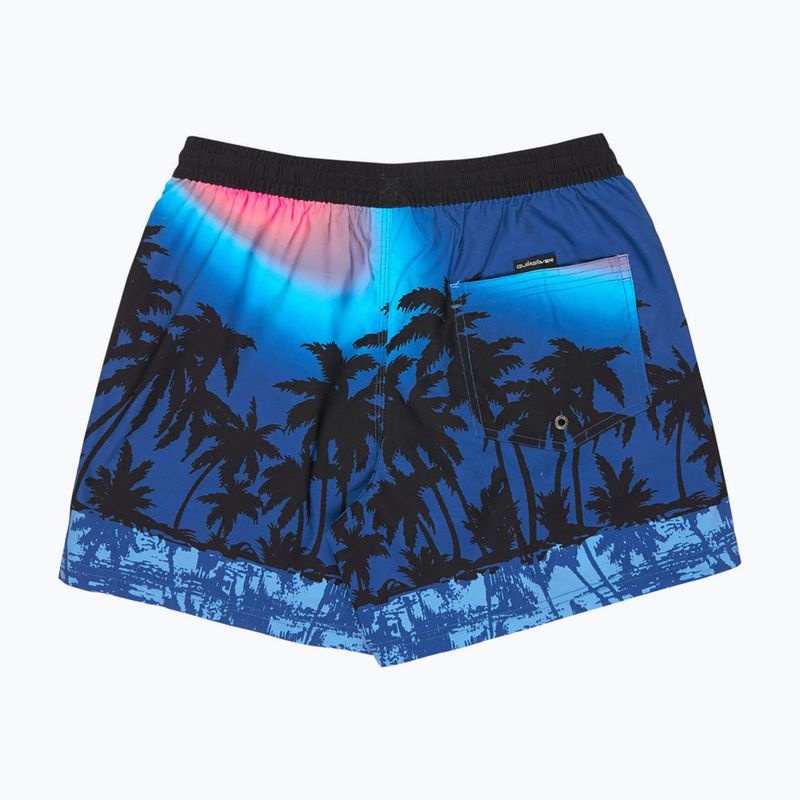Herren-Badeshorts Quiksilver Everyday Printed Volley 15" Monaco Blue Thermotropics 2