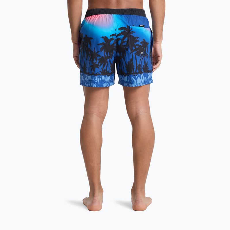 Herren-Badeshorts Quiksilver Everyday Printed Volley 15" Monaco Blue Thermotropics 5