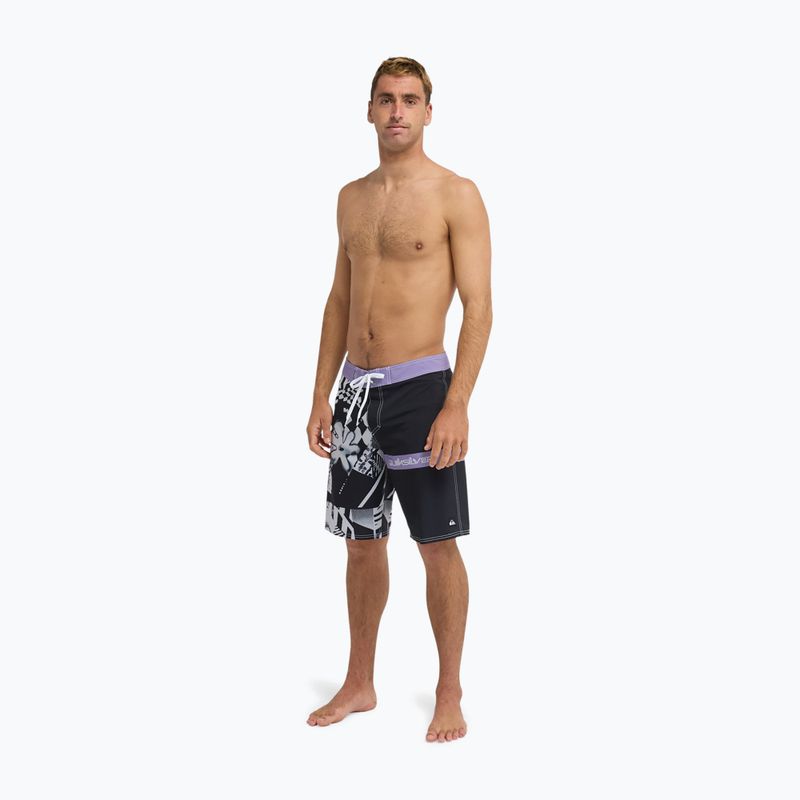 Herren Badeshorts Quiksilver Surfsilk Straight 20" black block momentum 4