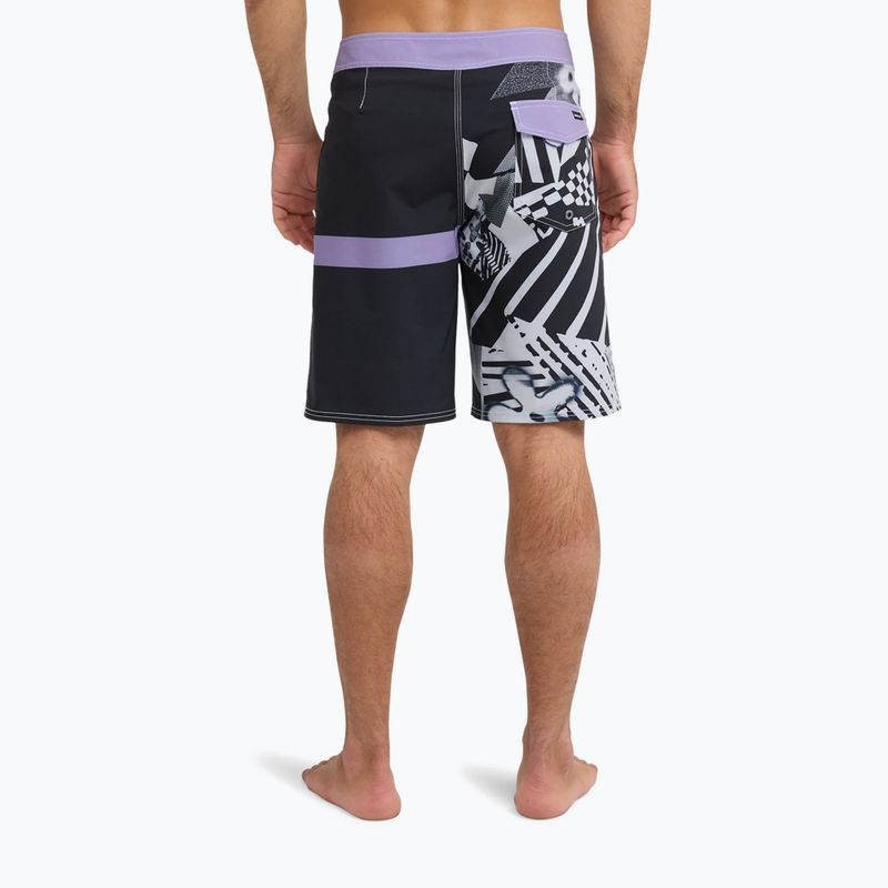 Herren Badeshorts Quiksilver Surfsilk Straight 20" black block momentum 5