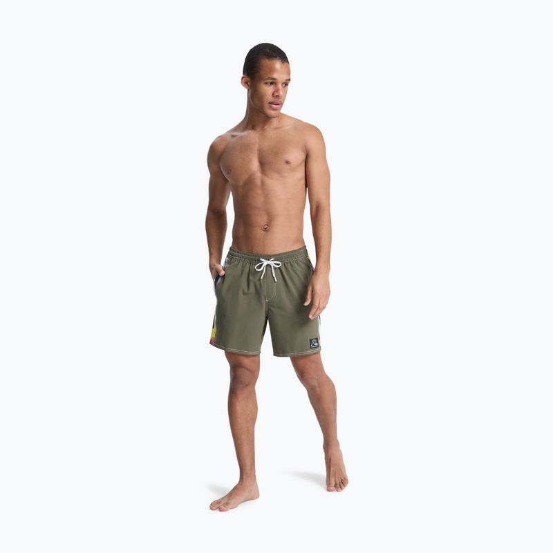 Herren Badeshorts Quiksilver Original Arch Volley 17" grape leaf 4