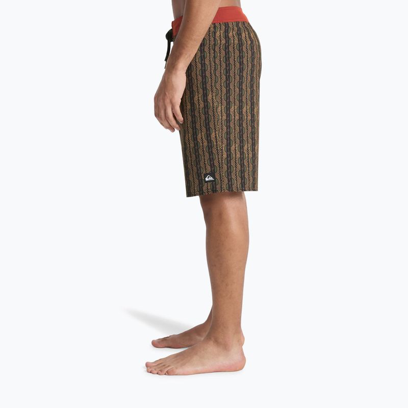 Herren Badeshorts Quiksilver Surfsilk Straight 20" black horizons 6