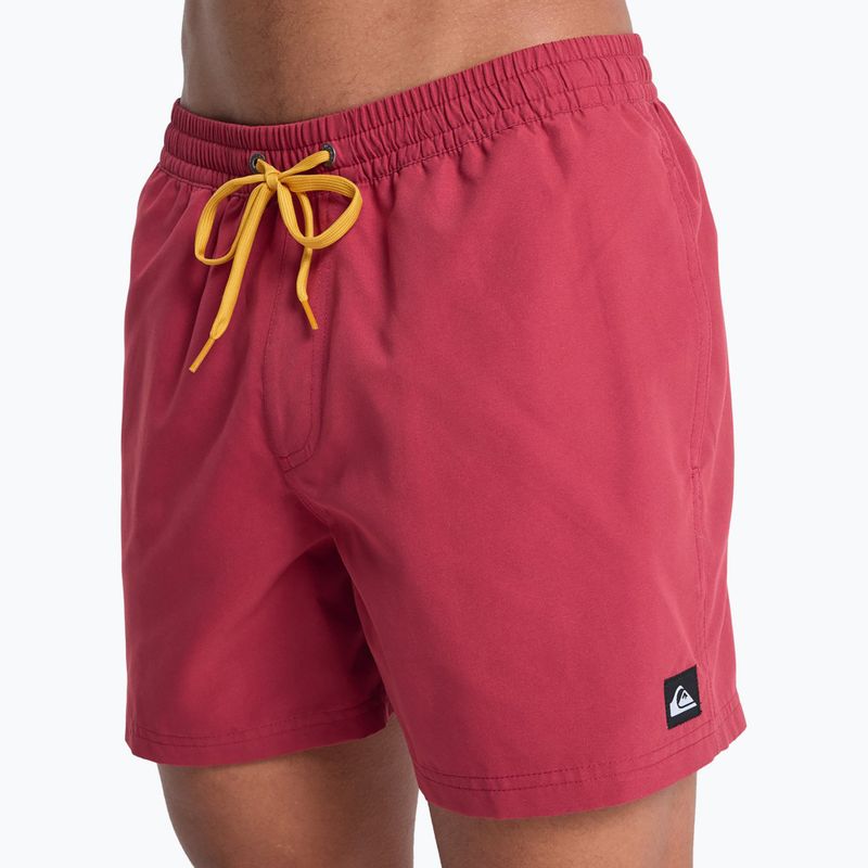 Herren-Badeshorts Quiksilver Everyday Solid Volley 15" burnt russet 7