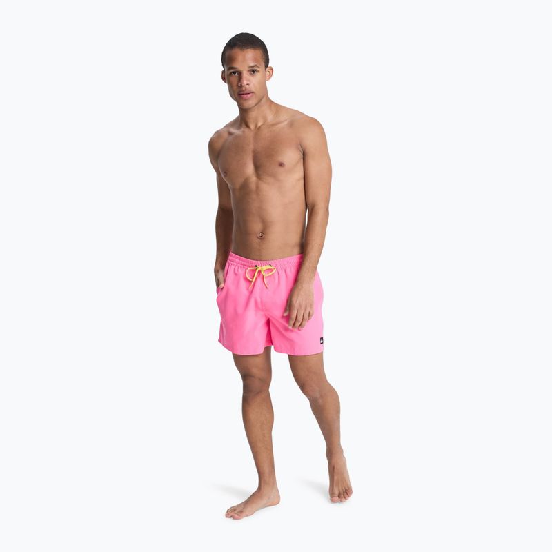 Herren-Badeshorts Quiksilver Everyday Solid Volley 15" pink lemonade 4