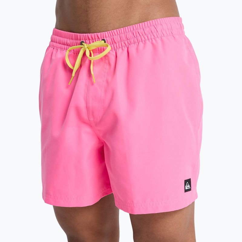 Herren-Badeshorts Quiksilver Everyday Solid Volley 15" pink lemonade 7