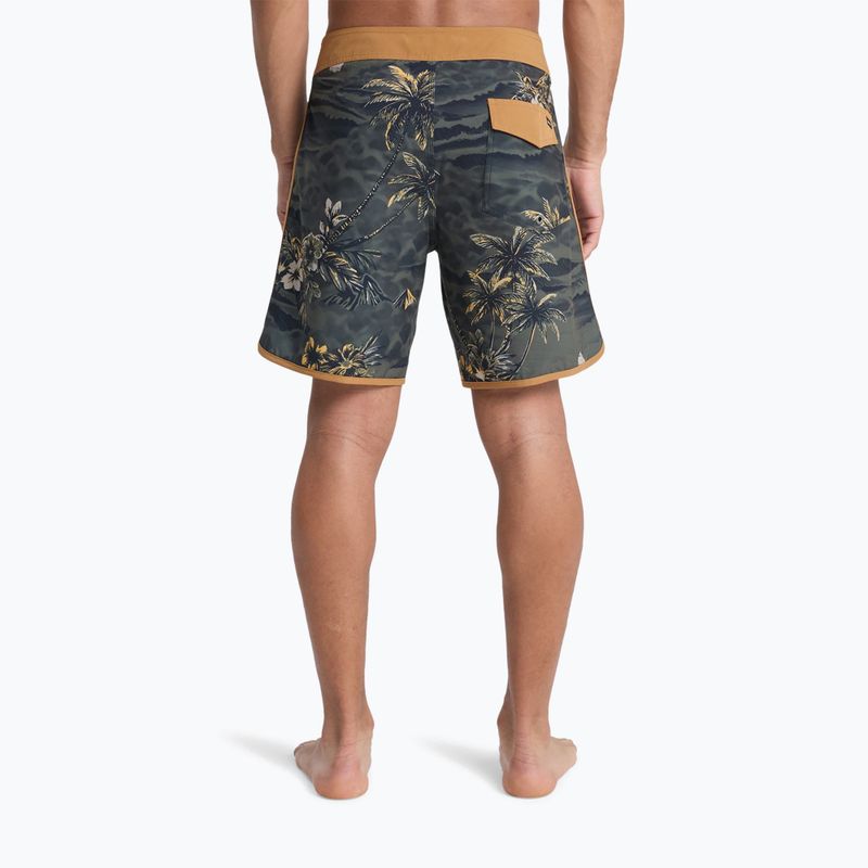 Herren-Badeshorts Quiksilver Surfsilk Scallop 18" black sundown 5