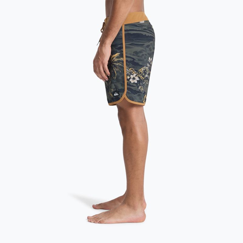 Herren-Badeshorts Quiksilver Surfsilk Scallop 18" black sundown 6