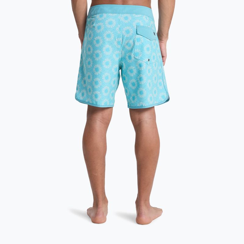 Herren-Badeshorts Quiksilver Surfsilk Scallop 18" aqua ocean mayhem 5