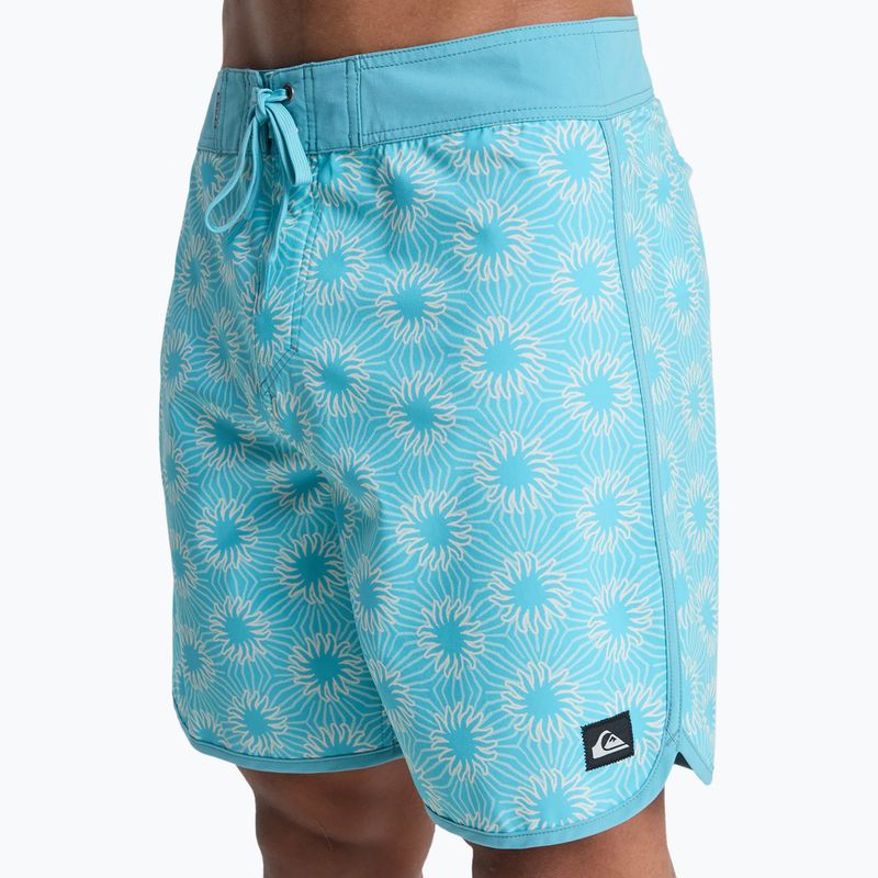 Herren-Badeshorts Quiksilver Surfsilk Scallop 18" aqua ocean mayhem 7