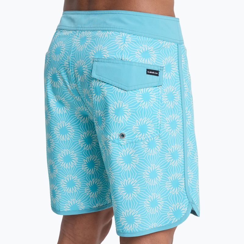 Herren-Badeshorts Quiksilver Surfsilk Scallop 18" aqua ocean mayhem 8