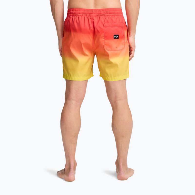 Herren Badeshorts Billabong All Day Fade Layback retro yellow 3