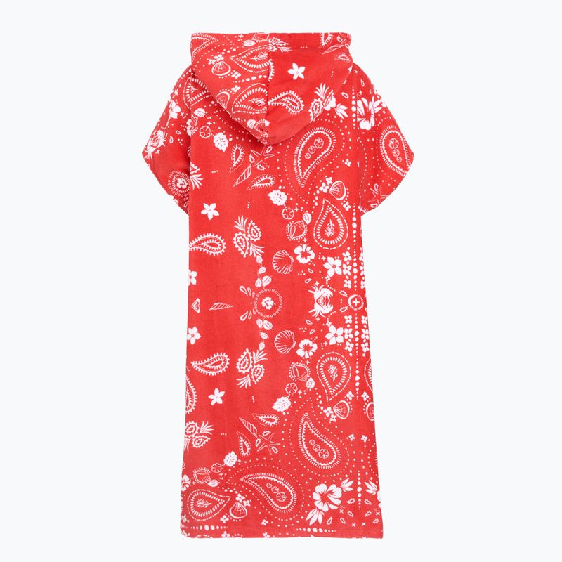 Damenponcho ROXY Stay Magical Printed hibiscus boho bandana bico 2