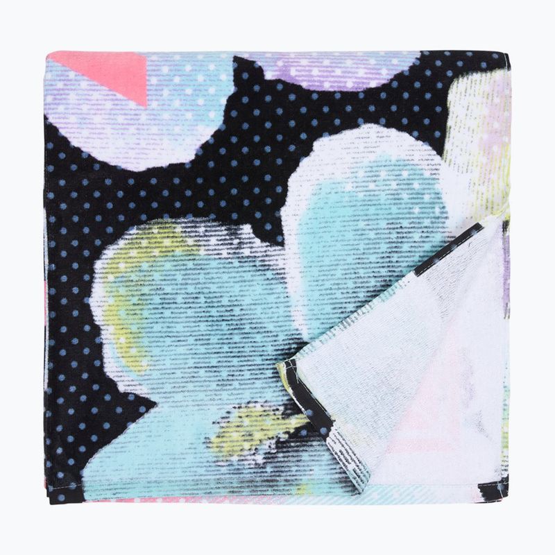 Strandtuch ROXY Into The Sun anthracite im fleur real 4