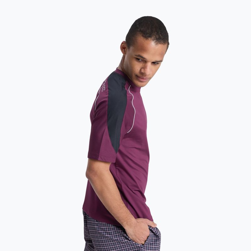 Herren-Badeshirt Quiksilver Mercury Americana Surf potent purple 3