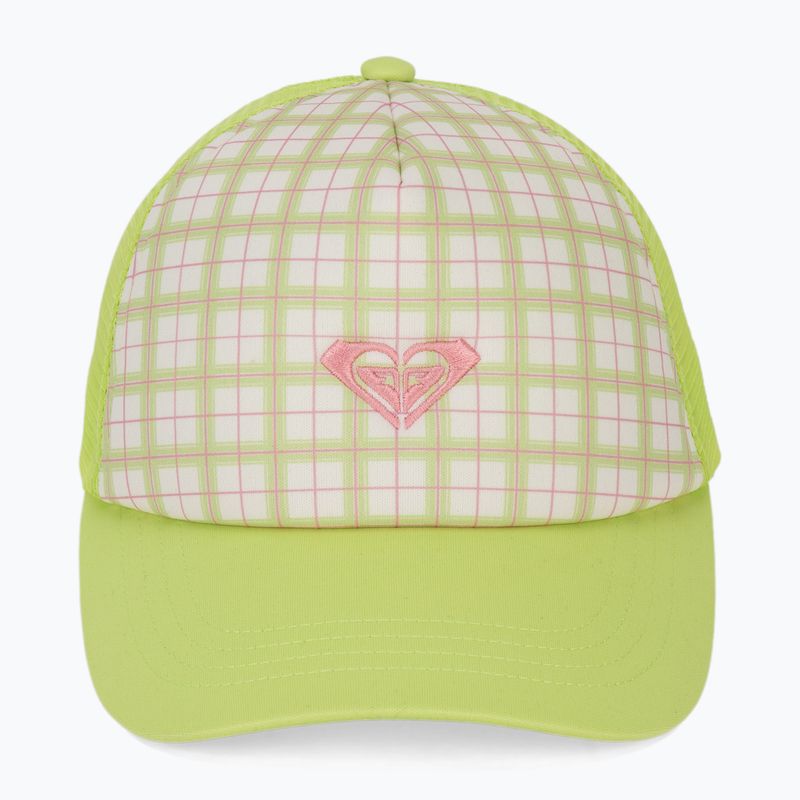Damen-Basecap ROXY Beautiful Morning cloud dancer swell plaid 2