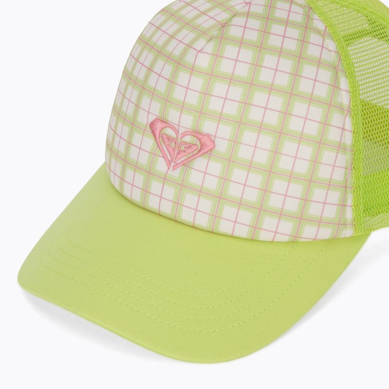 Damen-Basecap ROXY Beautiful Morning cloud dancer swell plaid 3
