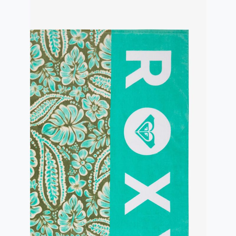 Strandtuch ROXY Cold Water Printed oil green wildside paisley 2
