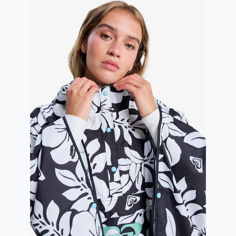 Damenponcho ROXY Midnight Rain anthracite the big mo 4