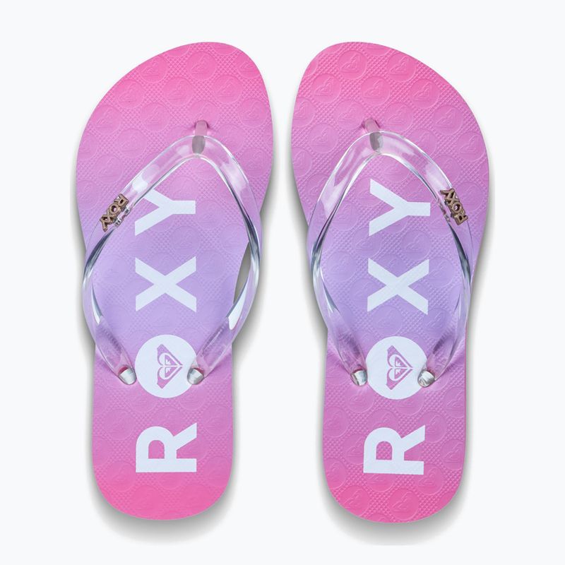 Kinder Flip-Flops ROXY Viva Jelly sangria sunset 2