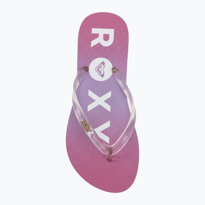 Kinder Flip-Flops ROXY Viva Jelly sangria sunset 5