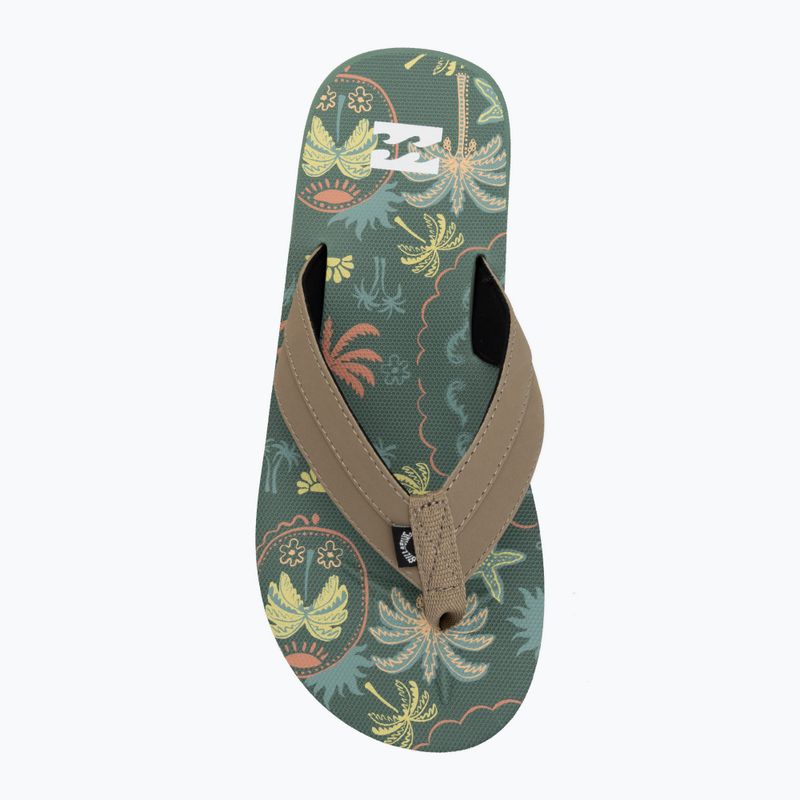 Herren Flip-Flops Billabong All Day Impact Print moss green 5