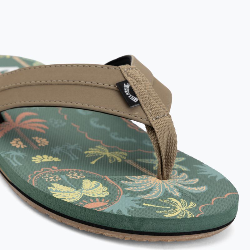Herren Flip-Flops Billabong All Day Impact Print moss green 7