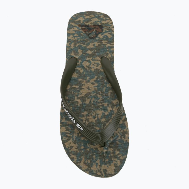 Herren Flip-Flops Quiksilver Molokai Recycled grape leaf 5