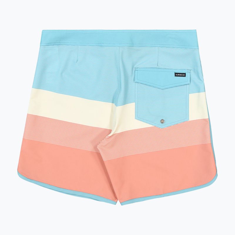 Herren Badeshorts Quiksilver Surfsilk Scallop 18" Desert Sand/Tijuana 2