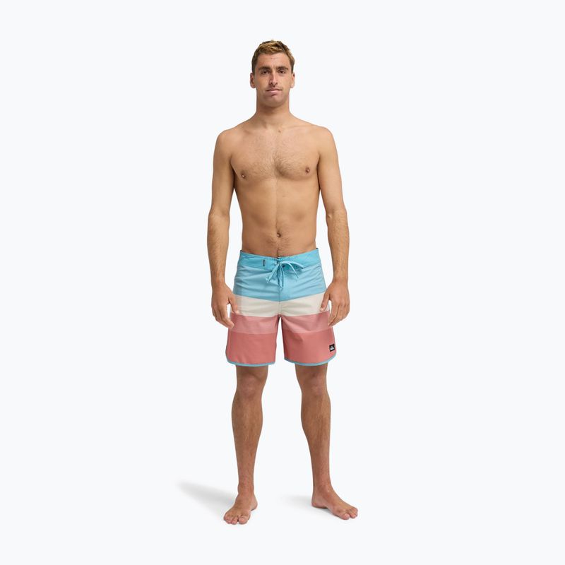 Herren Badeshorts Quiksilver Surfsilk Scallop 18" Desert Sand/Tijuana 4