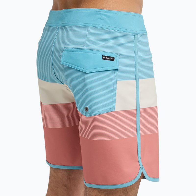 Herren Badeshorts Quiksilver Surfsilk Scallop 18" Desert Sand/Tijuana 8