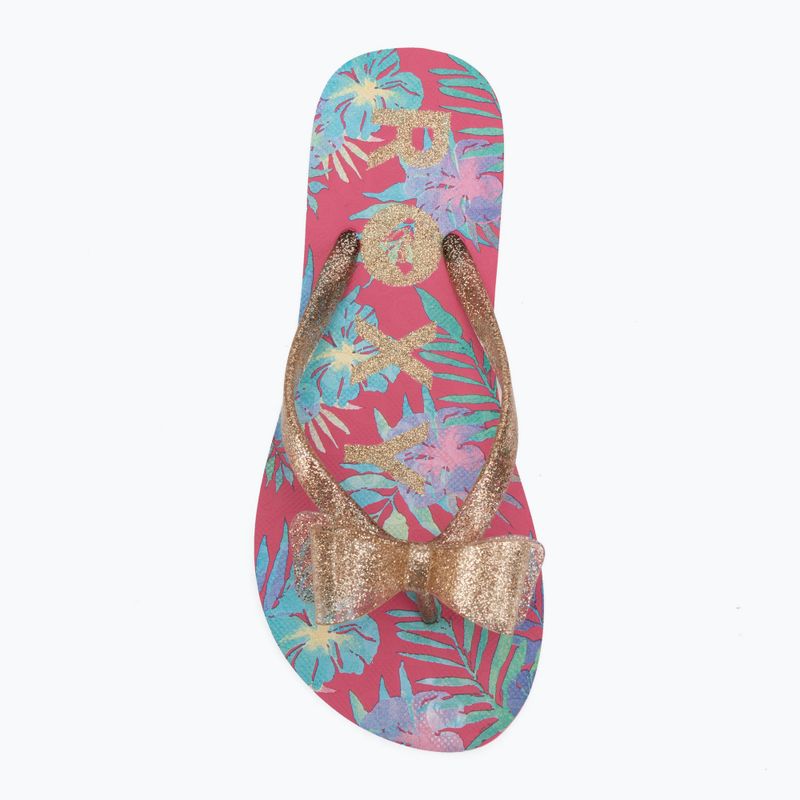 Kinder-Flipflops ROXY Lulu IV pink multi camo 5