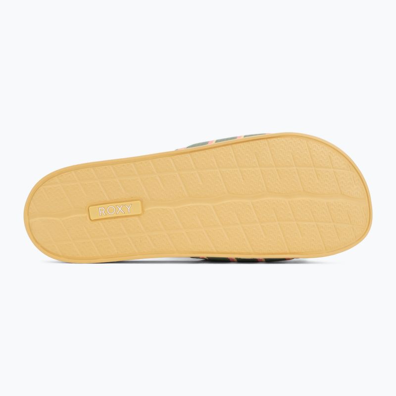 Damen Flip-Flops ROXY Slippy II Printed gold haze 4