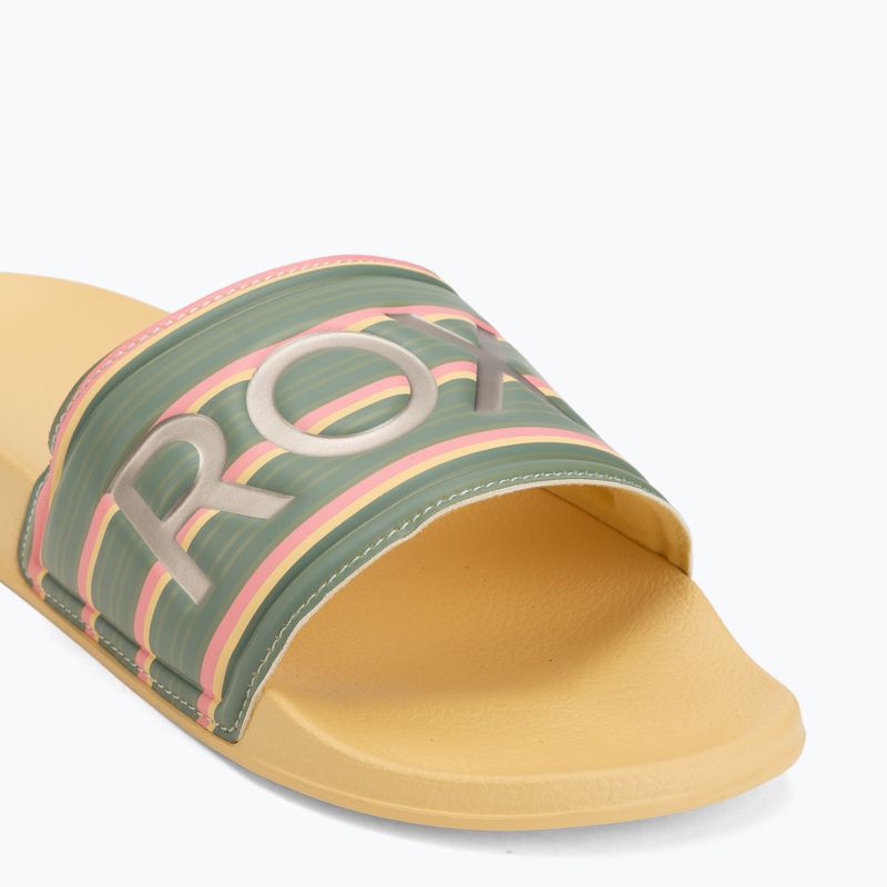 Damen Flip-Flops ROXY Slippy II Printed gold haze 7