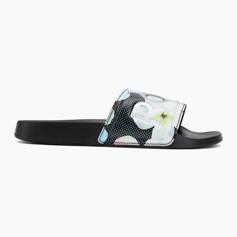 Damen Flip-Flops ROXY Slippy II Printed black multi 1 2