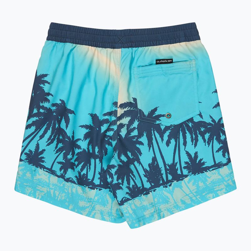 Kinder-Badeshorts Quiksilver Everyday Printed Volley 14" aqua thermotropics 2
