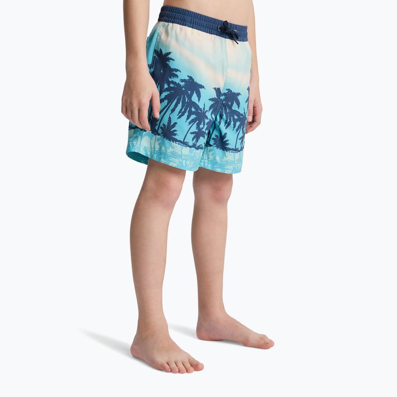 Kinder-Badeshorts Quiksilver Everyday Printed Volley 14" aqua thermotropics 5