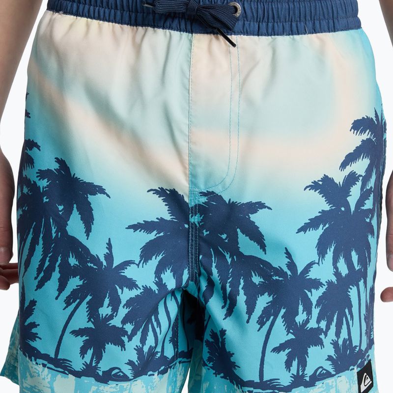 Kinder-Badeshorts Quiksilver Everyday Printed Volley 14" aqua thermotropics 6