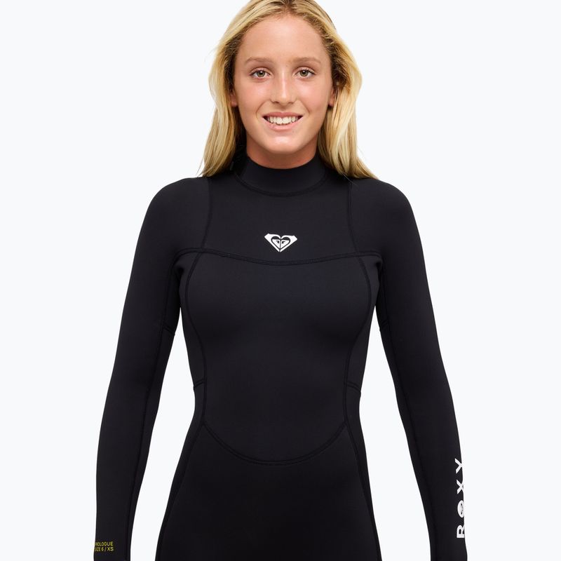 Damen Schwimm-Neoprenanzug Pianka ROXY 4/3 mm SR School/Rental Back Zip GBS black 4