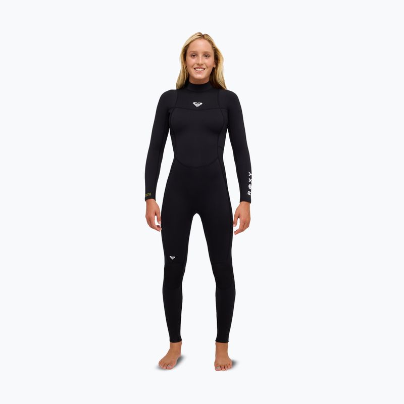 Damen Schwimm-Neoprenanzug Pianka ROXY 3/2 mm SR School/Rental Back Zip black 2
