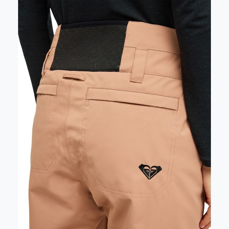 Damen-Snowboardhose Roxy Diversion cafe au lait 6