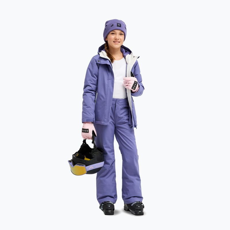 Kinder-Snowboardhose ROXY Backyard Girl twilight purple 2