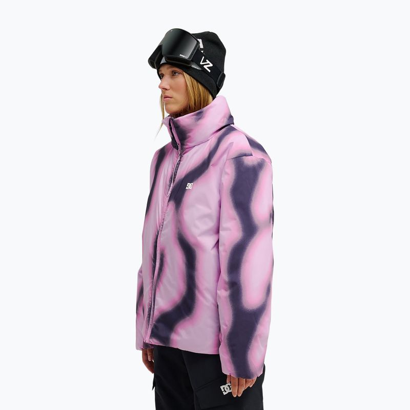 Damen Snowboardjacke DC Aura Puffer 10K offscale lilac 3