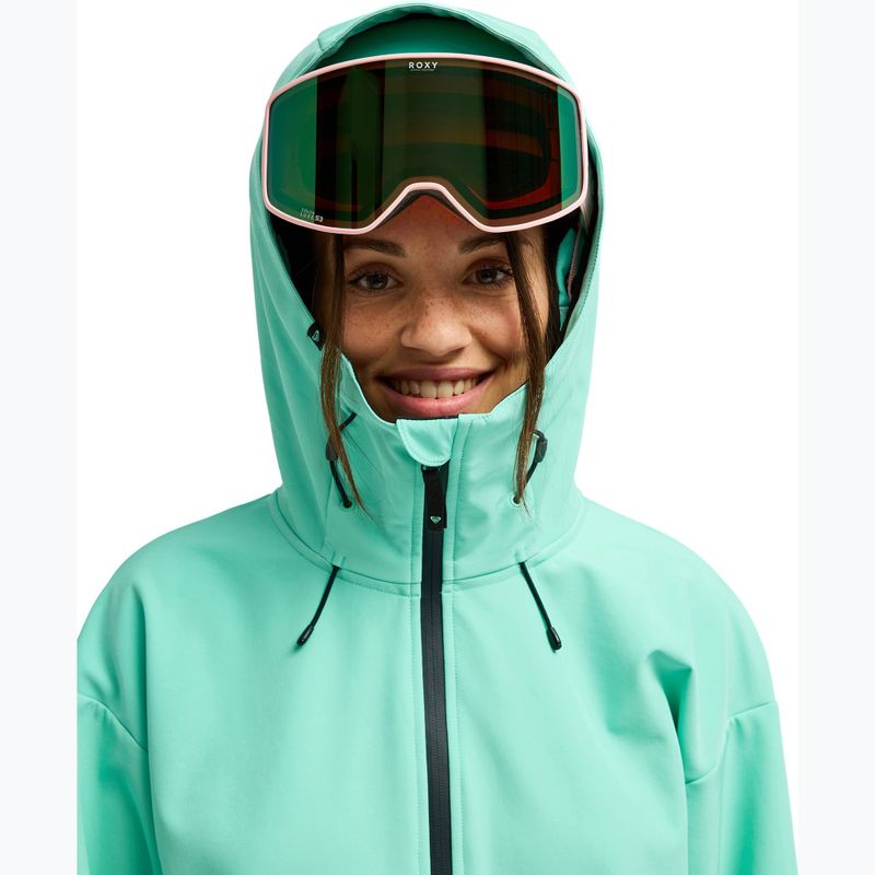 Damen Snowboardjacke ROXY Frostbliss Softshell Overhead opal 6
