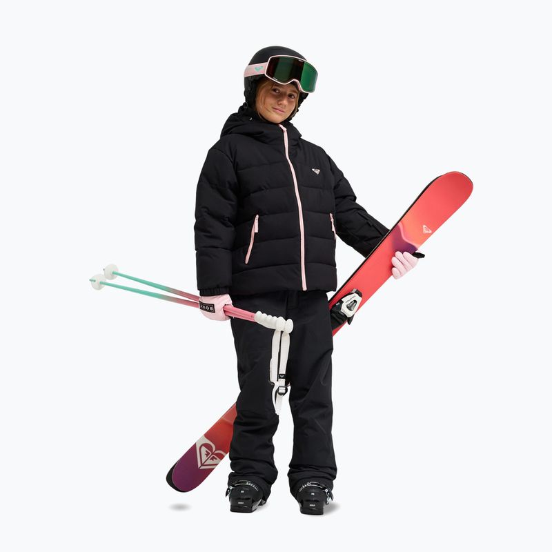Kinder-Snowboardjacke ROXY Snowyhill Puffy true black 2