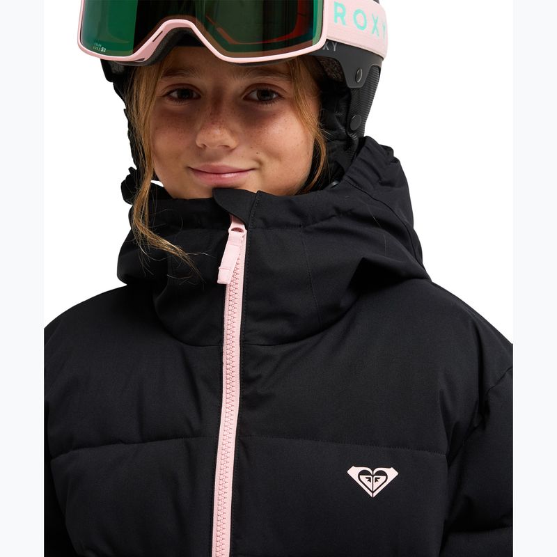 Kinder-Snowboardjacke ROXY Snowyhill Puffy true black 4
