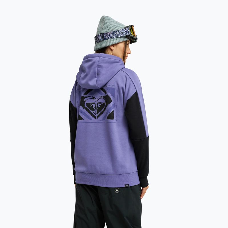 Damen Snowboard-Pullover ROXY Liberty Hoodie twilight purple 3