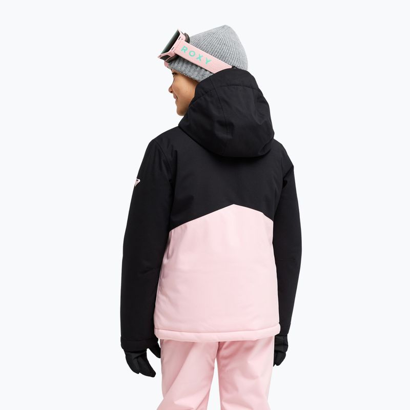 Kinder-Snowboardjacke ROXY Snowflare true black 3
