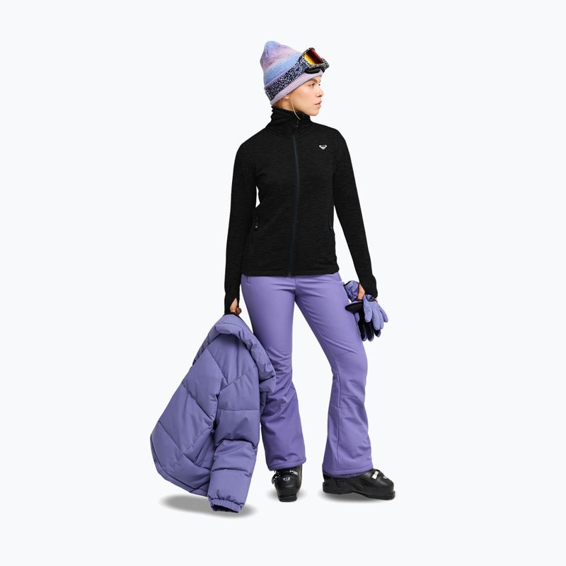 Fleecejacke für Damen ROXY Snowstride Full Zip true black 2
