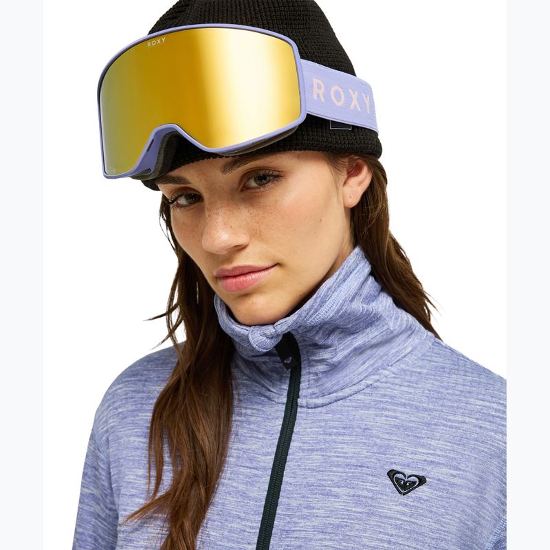 Fleecejacke für Damen ROXY Snowstride Full Zip twilight purple 5