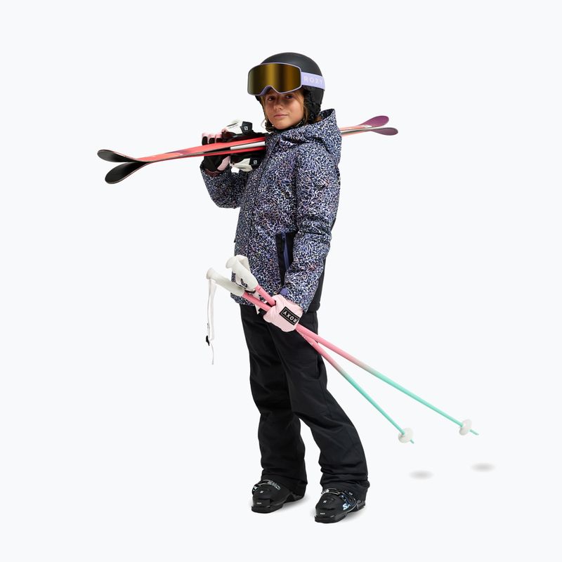 Kinder-Snowboardjacke ROXY Snowflare true black wildin out rg 2